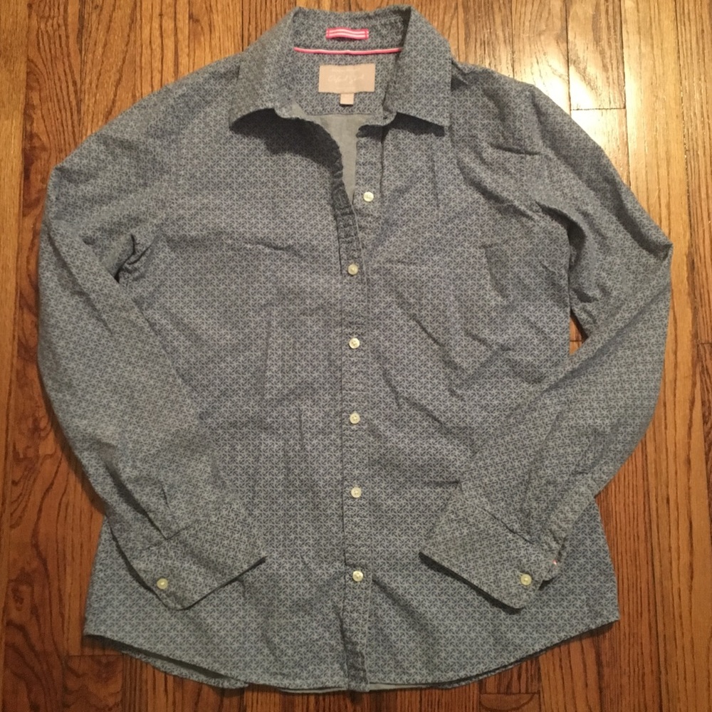 BANANA REPUBLIC CHAMBRAY ANCHOR SHIRT